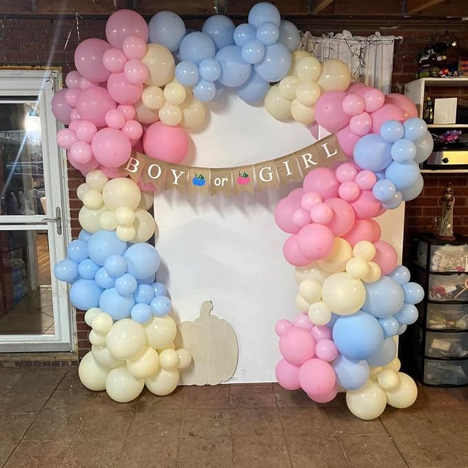Pastel Pink Christmas Balloons - Image 4