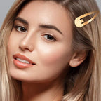 WILLBOND 30 Pieces 3.1 Inch Large Metal Snap Hair Clips Nonslip Barrettes Women Hair Accessories(Gold, Silver, Black)