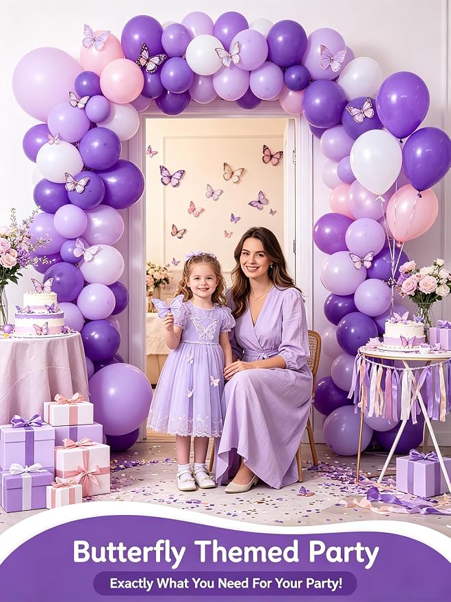 Purple Balloons 12 Inch 60 Pcs Dark Royal Purple Latex Balloons - Image 2