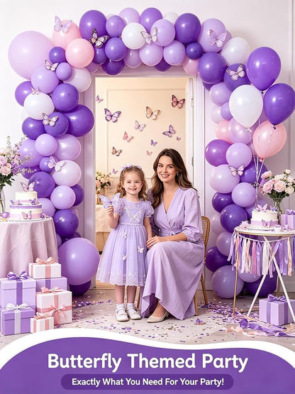 Purple Balloons 12 Inch 60 Pcs Dark Royal Purple Latex Balloons - Image 2