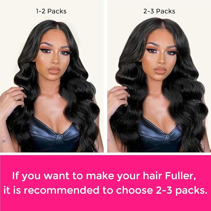 Lashey Seamless Clip in Hair Extensions Remy Human Hair Extensions, 7pcs 110g 20 Inch Body Wave Natural Black Thick Clip in Hair Extensions with Invisi Edge for Black Women