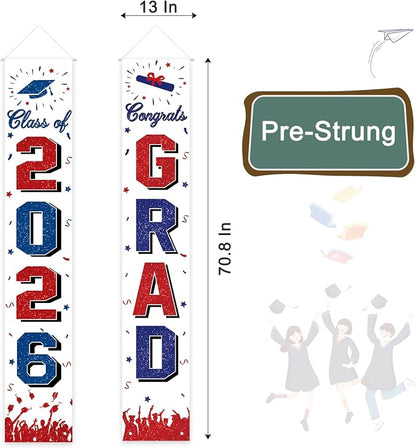 2026 Graduation Decorations, Graduation Banner Class of 2026, Hanging - Image 7