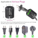 Upgraded Hair Dryer Filter Cover Compatible with Dyson Supersonic HD01 HD03 HD07 HD08 Models, Hair Dryer Strainer Filter Replacement Parts (Gray)