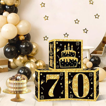 DataMoon 70th Birthday Decorations Boxes - Image 2
