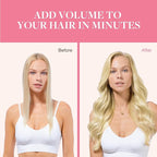 GOO GOO Clip in Hair Extensions Real Human Hair, Remy Human Hair Extensions Clip ins for Women, Natural Human Hair, 22inch 220g 9Pcs, #16/22 Light Blonde Highlighted Golden Blonde