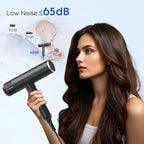 Nicebay Ionic Hair Dryer with diffuser for Curly Hair,1600W &110000RPM High-Speed Brushless Motor for Fast Drying,Professiona Blow Dryer for Women,Low Noise,Lightweight,Lock Function,Travel Home Salon