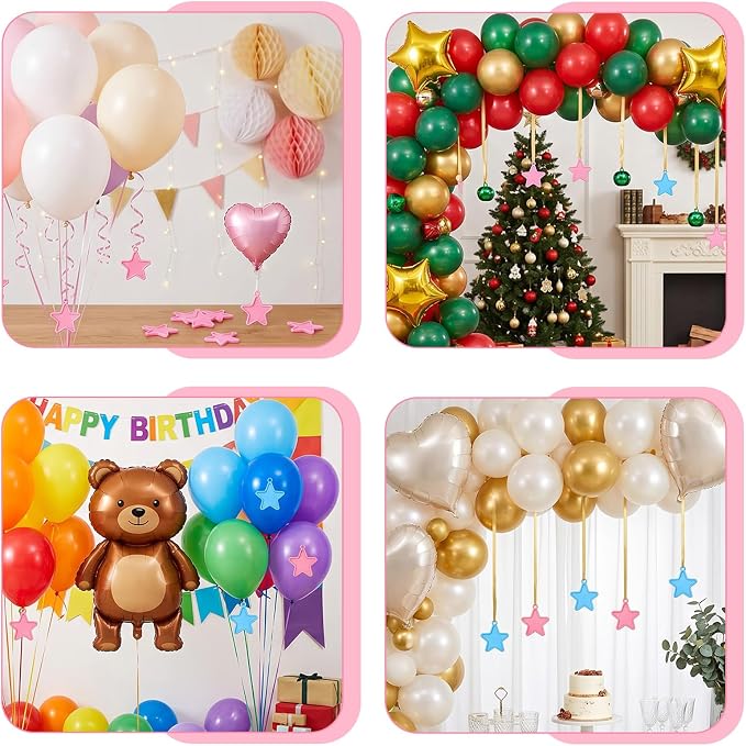 120 Pcs Balloon Weights Small Plastic, Plastic Balloon Weights Bulk - Image 7