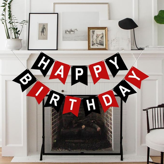 Happy Birthday Banner Birthday Party Banner NO DIY Happy Birthday Sign | - Image 6