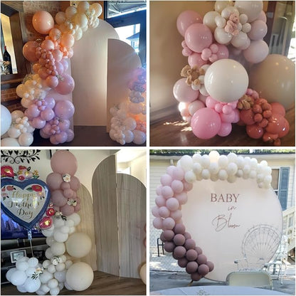 Jobkoo 5 Inch Pink Balloons - Image 6