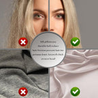 Silk Pillowcase for Hair and Skin,Soft,Breathable and Sliky 100% Standard Size Pillow Cases Set of 2,Both Sides Natural Mulberry Silk Pillowcases with Hidden Zipper(Standard Size 20"X 26",2pcs)