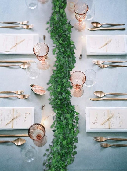 84 Feet 12 Strands Artificial Ivy Leaf Plants Vine Hanging Garland Fake Foliage - Image 7