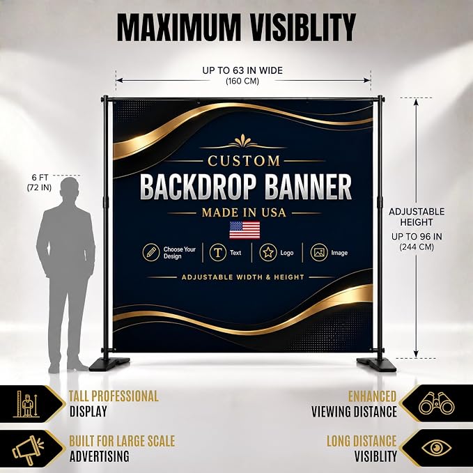 custom backdrop banner stand by BCB custom banner - Image 3