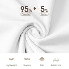 9 Pack Headbands for Women Non Slip - Elastic Cotton Fabric - Sweat Absorption - Soft Cloth Hair Bands for Women's Hair, Stretchy Sports Headbands for Workout Yoga Gym - E