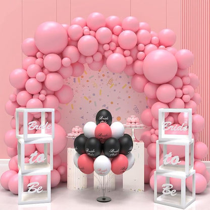 Transparent Wedding Balloon Boxes 3PCS White Bride to Be Balloon Boxes - Image 2