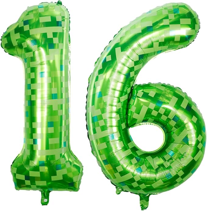 40 inch digital balloon, Number 16 by TNCDJKPA