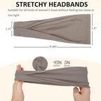 AKTVSHOW Headbands for Women Non-Slip Head Band for Women’s Hair Wide Thick Sweat Hair Bands, Trendy Hair Accessories for Women's Yoga, Workout, and Fashion