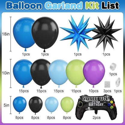 Video Game Balloon Arch Garland Kit - Image 2