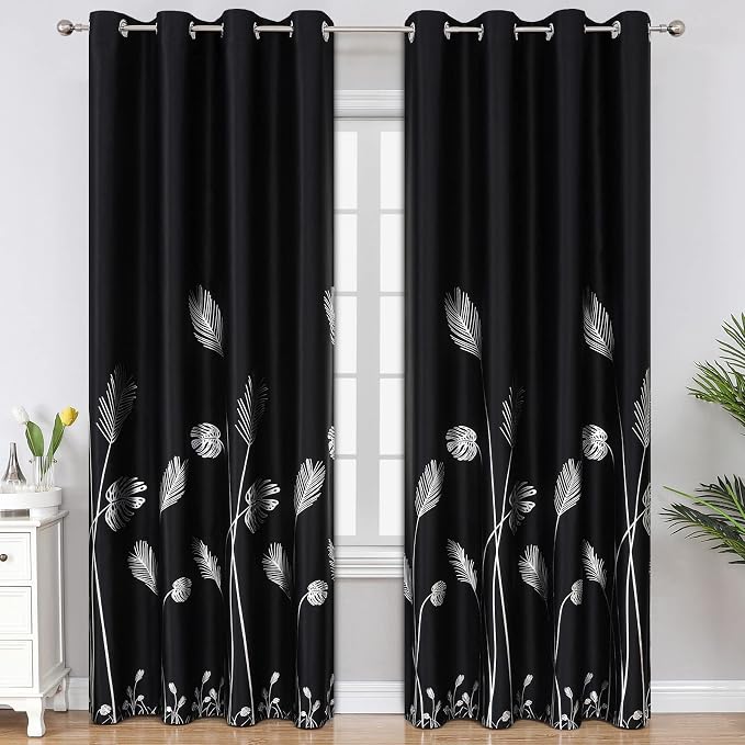 2 Curtain Panels Set Designed Blackout Curtains by ESTELARTEXTILER