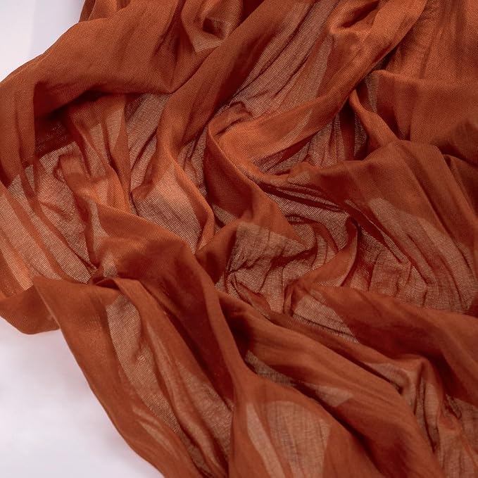 Cheesecloth Table Runner Fall Boho Wedding Birthday Party Home Decor | - Image 2