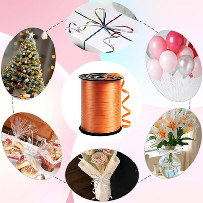 500 Yard Premium Orange Curling Ribbon, - Image 3