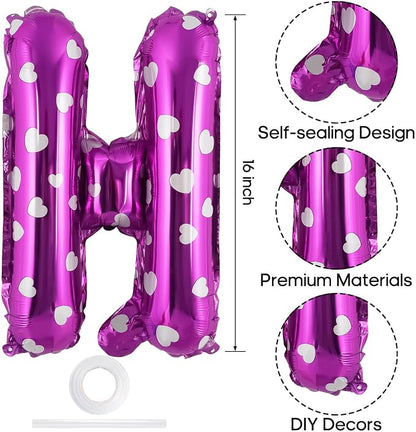 Happy Birthday Balloons Banner, Foil Balloon Personalized Name Letters Balloons - Image 6