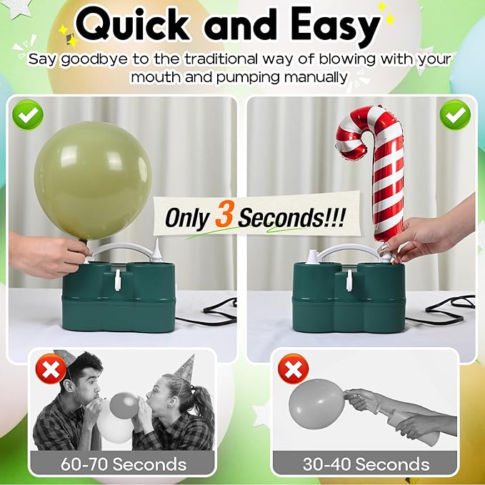 3-in-1 Electric Balloon Pump, Portable Air Pump - Image 4