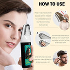 Easy Black Hair Dye,Natural Hair Dye Shampoo for Women,Semi Permanent Hair Color Cover Gray White Hair,Champu Para Canas Hair Dye 4 in 1 With Comb Herbal Plant Hair Color Shampoo(Black)
