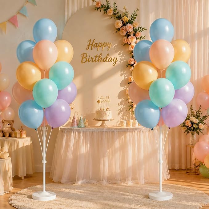 Balloon Column Stand Kit with Balloons, Base and Pole, Balloon Column Kit - Image 7