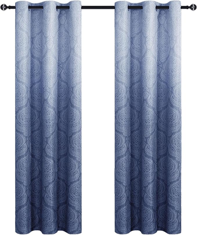 DWCN Ombre Blackout Curtains for Bedroom - Image 8