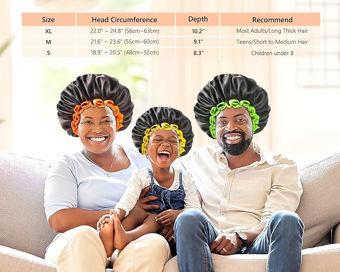 mikimini Black Shower Cap for Women, Men & Girls 1 Pack Reusable Double Layers Waterproof Bathing Shower Hat with Soft Comfortable PEVA Lining, non-fading, Stretchy Shower Cap