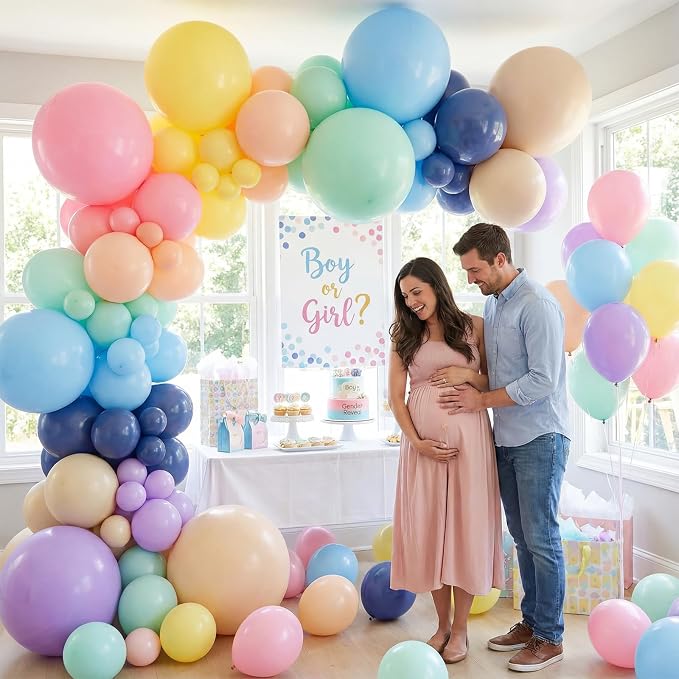 LovesTown 18 Inch Pastel Large Balloons, - Image 4