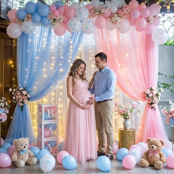 HILAVO Pink and Blue Balloons - Image 3