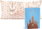 Kitsch & Disney Desert Crown Satin Pillowcase with Zipper – Soft Cooling, Better Than Silk Pillowcase, Disney Design for Kids Rooms & Toddler Bed Time Pillow Case – King 19x36