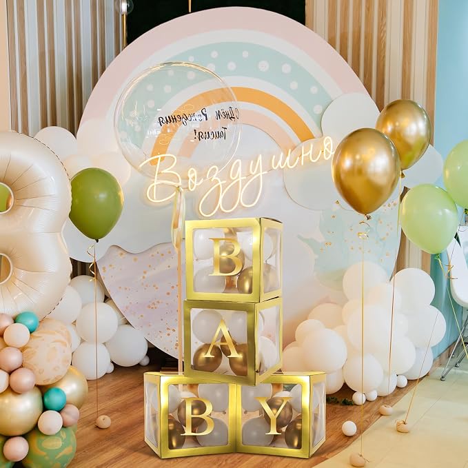Thyle 12 Pcs Transparent Balloon Boxes Clear Balloon Boxes - Image 4