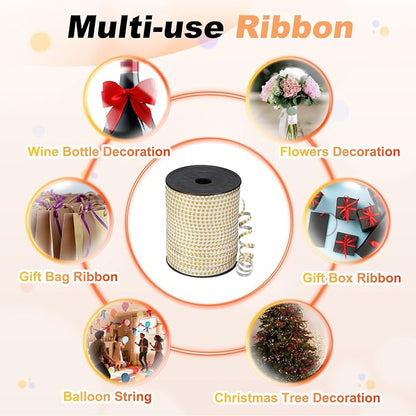 PATIKIL Glitter Curling Ribbon 500yds x 1/5" Plastic Balloon String Ribbon | - Image 6