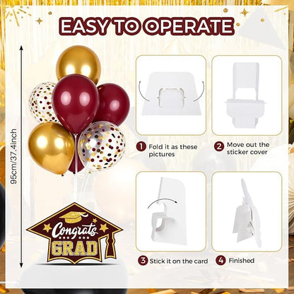 6 Sets 2026 Graduation Balloon Stand Kit - Image 5