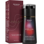 Polar Haircare - Red Coloring Shampoo for Gray Hair for Women & Men - Natural Semi Permanent Personal Color Product - Vegan Ammonia-Free Color Shampoo for Gray Hair - 3-in-1 Total Coverage 6.76 Fl Oz