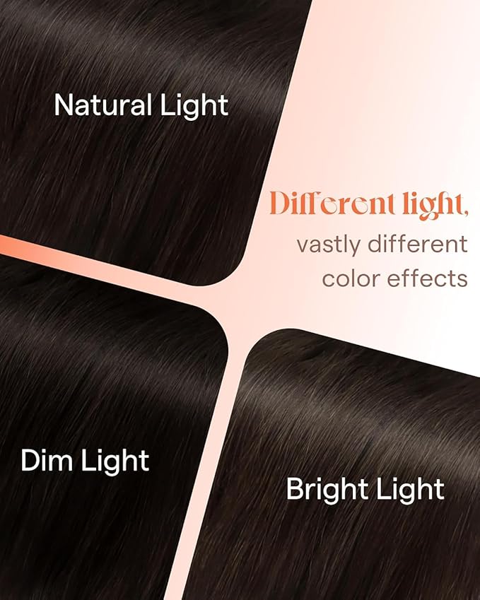 Sunny Hair Tape in Hair Extensions Real Human Hair Invisible Remy Hair Extensions Tape ins for Women Darkest Brown 16 inch 25G