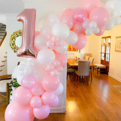 Voircoloria 90pcs Light Pink Balloons Garland Arch Kit, 18 12 10 5 Inch | - Image 4