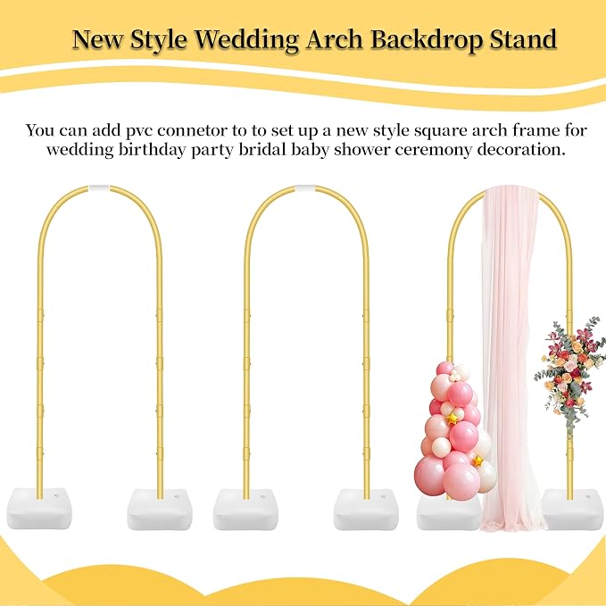 Balloon Arch Kit, Adjustable 8.2FT & 6FT Half Balloon Arch Stand | Free Bending - Image 4