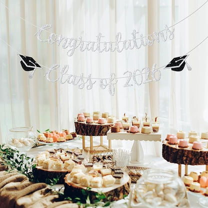 Congratulations Class of 2026 Banner, Congrats Grad Party Decor, 2026 - Image 7