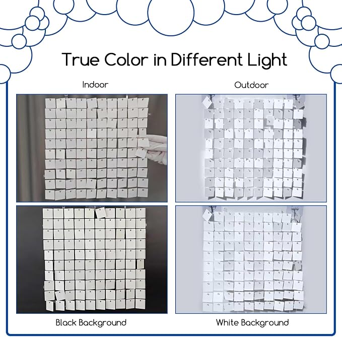 COKAOBE LiteGrid Series Shimmer Wall Backdrop - Image 4