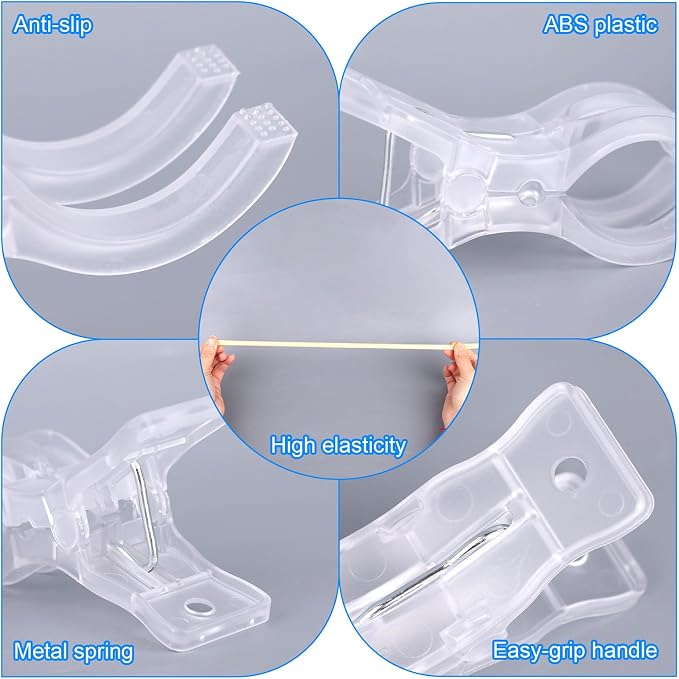 10pcs Balloon Arch Clips & 100pcs Balloon, Transparent Clear Backdrop Heavy - Image 4