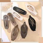 10 Pcs French Flat Hair Clips for Women - 3 Styles Non-slip Flat Claw Clips Matte Hair Claws for Thin Thick Hair