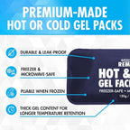 Perfect Remedy Wisdom Teeth Ice Pack Head Wrap - Reusable Cold Compress Aid for TMJ, Jaw Pain, Wisdom Teeth Recovery, Tooth Pain & Face Swelling Conditions - Adjustable Head Wrap for Max Comfort