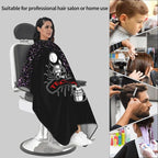 Custom Barber Cape for Men Personalized Professional Hair Cutting Cape with Text for Home Salon Barbershop