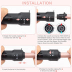 Wand Curling Iron Hair Crimper, Emocci Pro Large 3 Barrel (0.35"-1.25" Ceramic Barrel) Hair Crimper for Women Beach Waves Instant Heat Hair Waver Set for Long Hair Curlers 5-in-1 Curling Wand Set