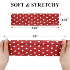 TERSE Polka Dot Headbands for Women Trendy Women Hair Accessories: Cute Head Bands for Women's Hair Fashion Hairbands 6PCS