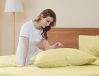 Sunflower Queen Pillowcases Set of 2, 100% Cotton Queen Size Pillow Cases 2, 20×30 inches Honeyed Straw, Soft and Breathable