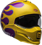 Bell Broozer Helmet (Gloss Ignite Purple/Yellow - Medium)